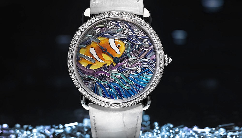 đồng hồ Ronde Louis Cartier fish and coral